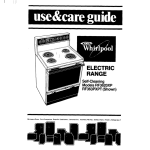 Whirlpool RF363PXPT Use & care guide