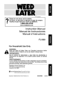 Weed Eater FL1500 LE H Instruction manual