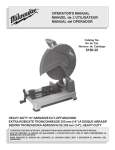 Milwaukee 6180-20 Operator`s manual
