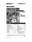 Sharp 25L-M180 Operating instructions