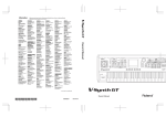 Roland V-Synth Owner`s manual