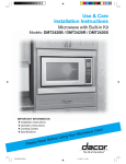 Dacor DMT2420 Specifications