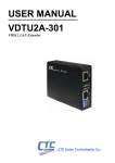 CTC Union VDTU2A-301 User manual