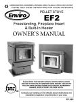 Enviro EF-119 Owner`s manual