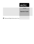 ADIC FCR200 Specifications