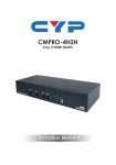 Cypress CMPRO-4H4H Specifications