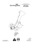 EarthQuake CRT series Operator`s manual