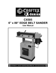 Craftex CX505 User manual