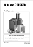 Centrifugal Juicer PRJE600