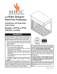 MHSC LRCF36 Operating instructions
