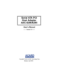 Acard AEC-6290 User`s manual