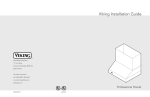 Viking VCWH3648SS Installation guide