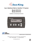 Sea King 9818-RJ Operating instructions