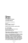 Winix PlasmaWave WAC-9000S Operator`s manual