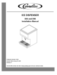 Cornelius D45 Installation manual
