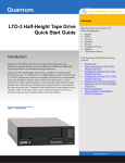 Quantum LTO 1 Technical information