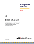 Allied Telesyn International Corp AT-S39 User`s guide