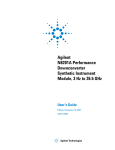 Agilent Technologies N8201A User`s guide