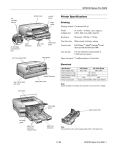 Epson Stylus Pro 5000 Specifications