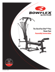 Bowflex ElitePlus Specifications