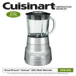 Cuisinart SMARTPOWER DELUXE SPB-600 Specifications