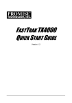 Promise Technology FastTrak TX4000 User manual