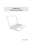 Asus W6A User`s manual