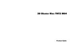 Creative 3D Blaster RIVA TNT2 M64 Product guide