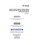 Administrator manual - Rhub Web Conferencing and Remote Support