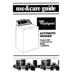 Whirlpool LA5400XM Operating instructions