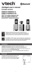 VTech Four Handset Cordless Answering System including a Cordless DECT 6.0 Headset User`s manual