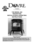 Dovre 400 Operating instructions