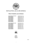 Bertazzoni X366GGVVE Product specifications