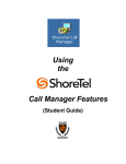 ShoreTel ShoreWare Specifications