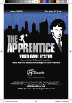 Senario THE APPRENTICE User`s guide