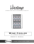Vinotemp VT-TC32G Operating instructions