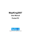 MapAsia MapKing2007 User manual