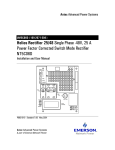 Emerson MPR15 Series User manual