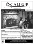 Excalibur P95 Installation manual
