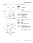 Epson PRO4000 Specifications