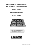 Baumatic BGH60 Technical information