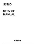 Canon S 530D Service manual
