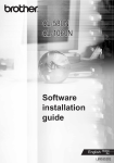 Brother QL-1060N Installation guide