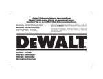 DeWalt D25901 Instruction manual