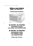 Sharp R-967M Specifications