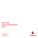 Vodafone R210 User guide