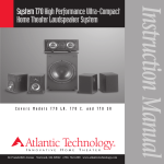 Atlantic Technology 334 SB Instruction manual