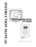 Campbell CD100 Instruction manual
