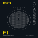 Mifa F1 User manual