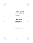 Allied Telesyn International Corp CentreCOM AT-200 Series Installation guide